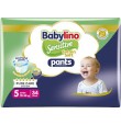 BABYLINO PANTS TG.5 JUNIOR 10-16KG 34PZ MUTANDINA ECONOMY