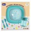 CHICCO SET PAPPA 12M+ AZZURRO