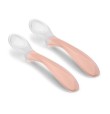 NUVITA SET 2 CUCCHIAINI SILICONE 6M+ ENGLISH ROSE PPPL0207