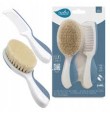 NUVITA SET SPAZZOLA PETTINE POWDER BLU 0M+ IBKT0035