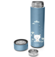 NUVITA BORRACCIA TERMICA 500ML POWDER BLU C/TERMOMETRO LED