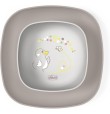 CHICCO PIATTO FONDO/PIANO 12M+ GRIGIO