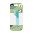 CHICCO CUCCHIAIO ANGOLATO 8M+ AZZURRO