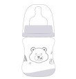 I AM BABY BIBERON COMFORT 180ML PLASTICA GLICINE 0M+ LENTO