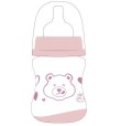 I AM BABY BIBERON COMFORT 180ML PLASTICA ROSA 0M+ LENTO