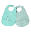 CHICCO BAVAGLINI PAPPA 6M+ 2PZ AZZURRO