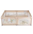 MONI RECINTO GIOCHI CON TAPPETO E ACCESSORI BEIGE 180x200CM