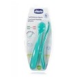 CHICCO CUCCHIAIO SILICONE 6M+ 2PZ AZZURRO