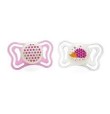 CHICCO SUCCHIETTO PHYSIO LIGHT LUMI 2-6M SILICONE 2PZ