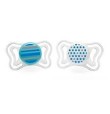 CHICCO SUCCHIETTO PHYSIO LIGHT BOY 2-6M SILICONE 2PZ