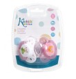 KIOKIDS SUCCHIETTI ROSA 2PZ 6M+ SILICONE